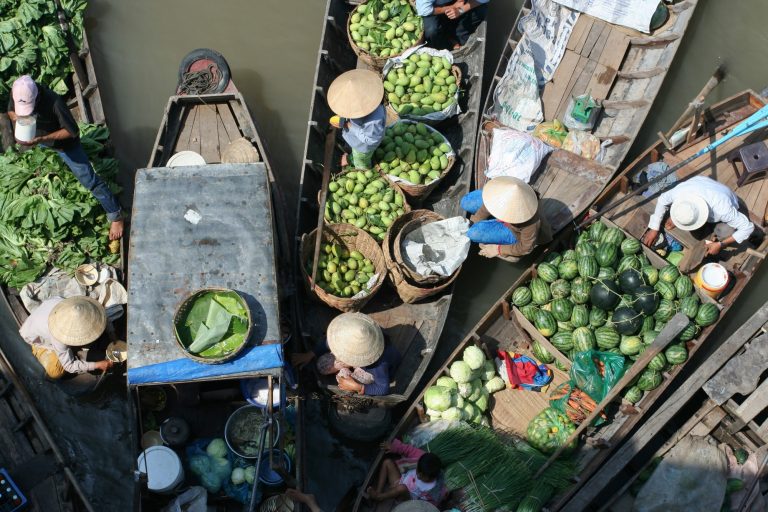 The Floating Markets of Can Tho