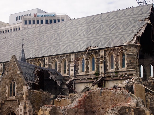 Cathedral side, Christchurch