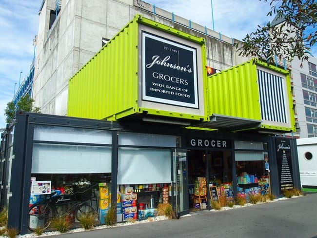 Johnson's grocers, Christchurch