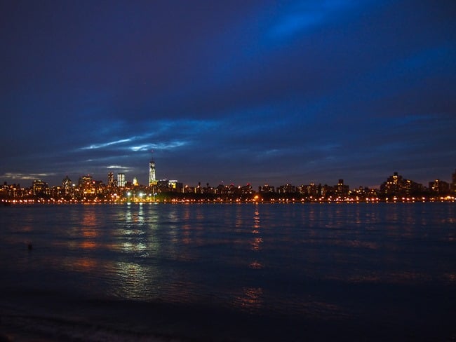 Manhattan at nightfall