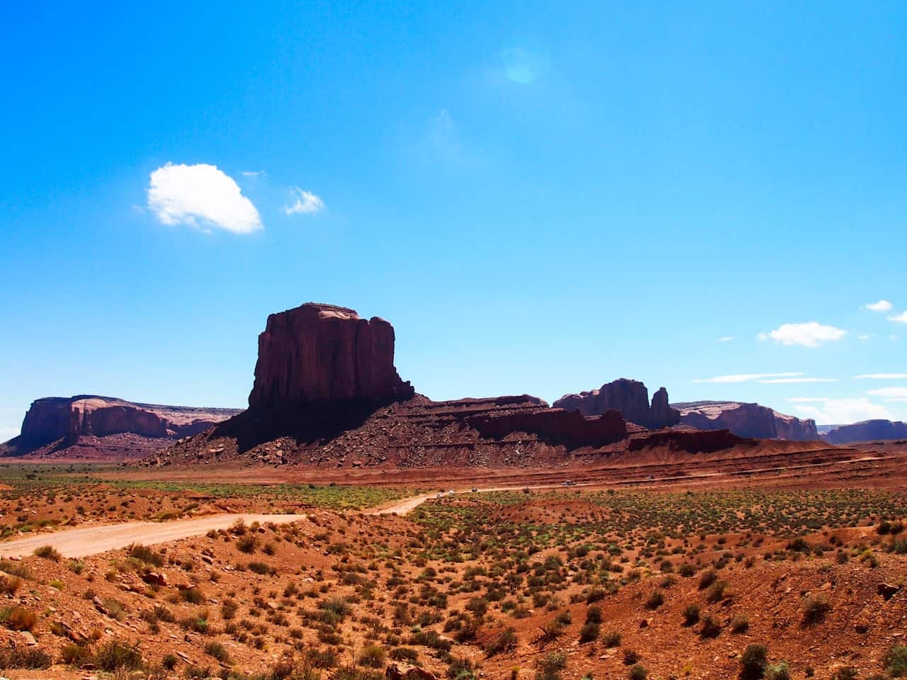 Monument Valley with road