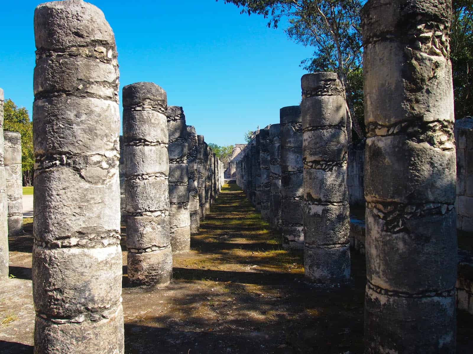 Chichen Itza columns
