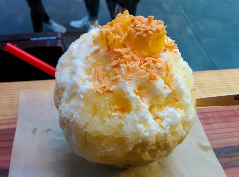 Shaved ice in Portland
