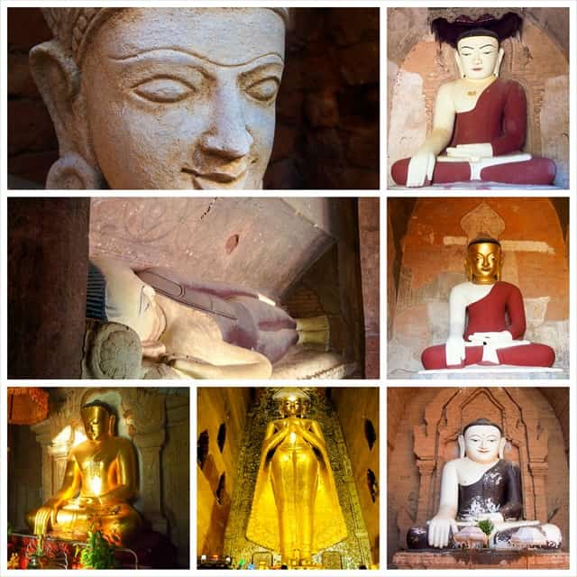 Buddhas in Bagan