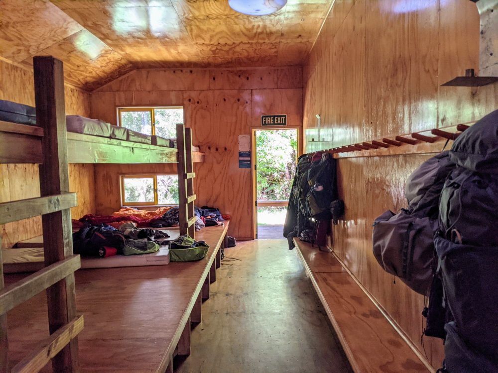 Bunkroom at Waiopaoa hut