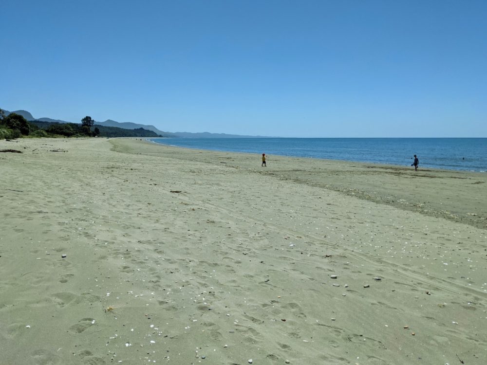 Beach and ocean view in Golden Bay, New Zealand