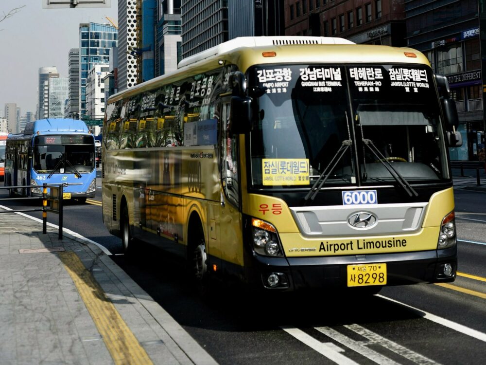 Airport limousine bus in Seoul